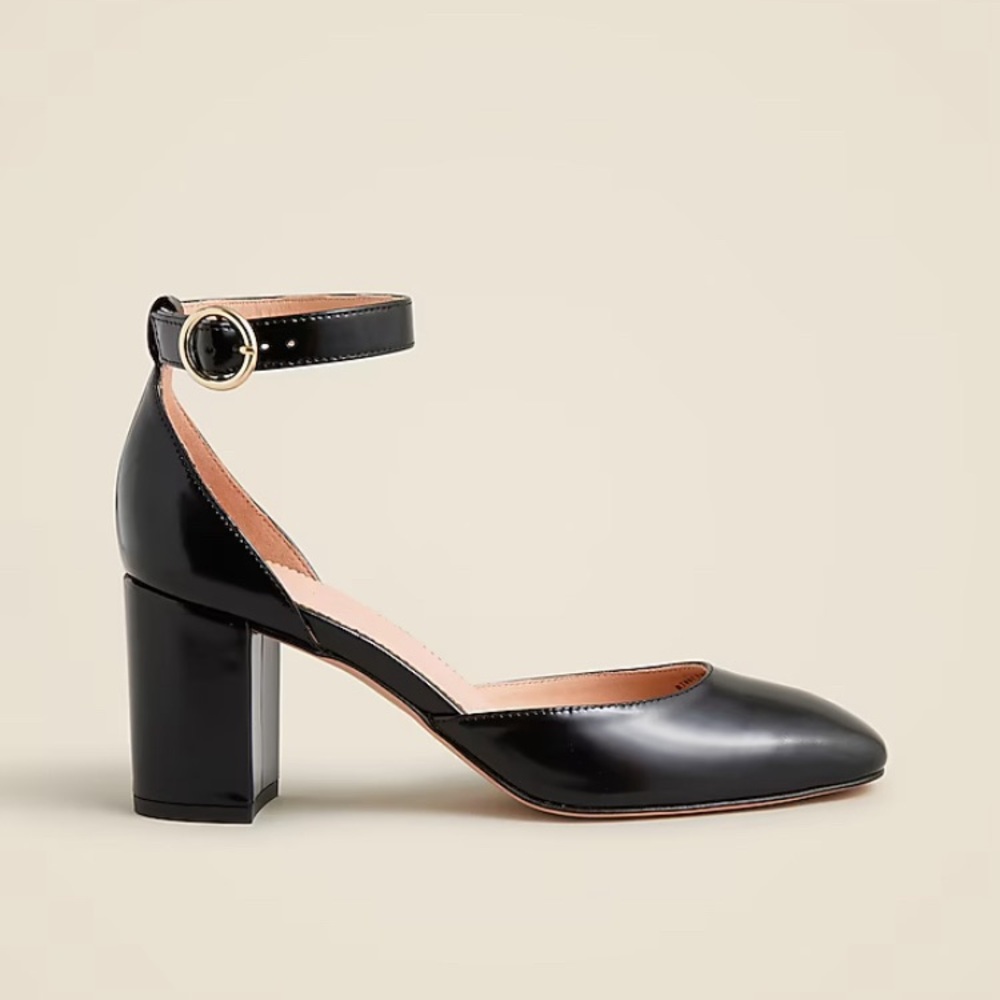 J Crew Maisie T Strap Block Heels